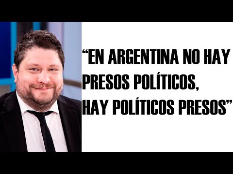 En la Argentina no hay presos políticos, hay políticos presos, Wiñazki en la mesa de Juana