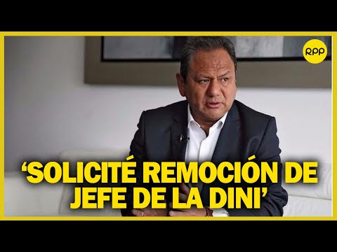 Mariano González, titular del Mininter: “He solicitado la remoción inmediata del jefe de la Dini”
