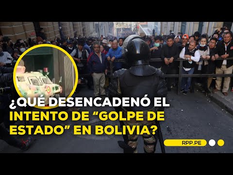 Intento de golpe de Estado en Bolivia: se está viviendo una crisis política desde hace tiempo