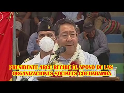 PRESIDENTE ARCE PARTICIPA DEL CONGRESO FEDERACIÓN SINDICAL TRABAJADORES CAMPESINOS DE COCHABAMBA..
