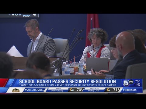 Knox County SROs, security officers to remain only armed personnel at schools following education bo