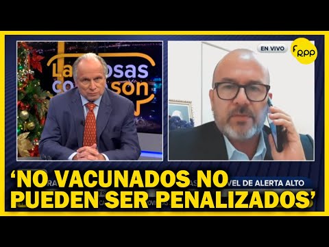 Víctor Zamora: “no se puede penalizar económicamente a los no vacunados”