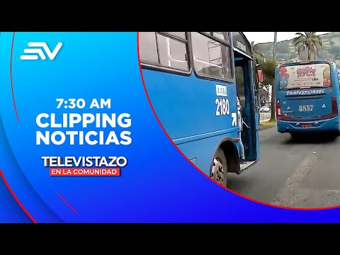 Se estudia el incremento del pasaje de transporte público en Quito | Televistazo | Ecuavisa