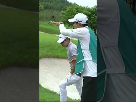 강렬한 모래바람!! 최진호의 벙커샷, 그저 신기하기만...