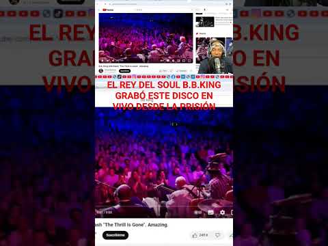 B.B.KING EL REY DEL BLUES GRABÓ DISCO EN VIVO DESDE LA PRISION!