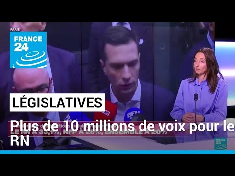 Législatives : plus de 10 millions de Français ont voté pour le Rassemblement national