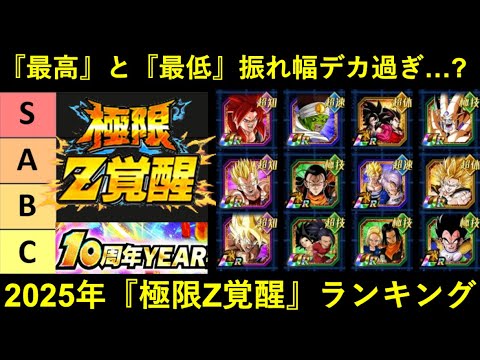 【ドッカンバトル】10周年yearの功罪？2025年『極限Z覚醒キャラ』ランキング