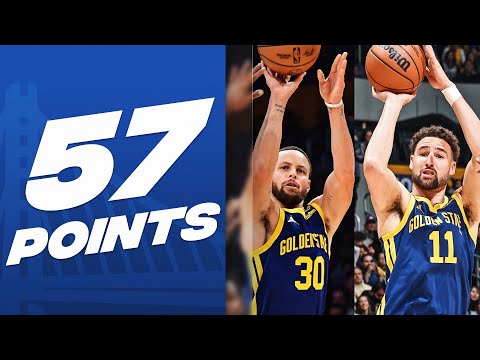 Splash Brothers Stephen Curry & Klay Thompson Combine For 57 Points ? | March 16, 2024