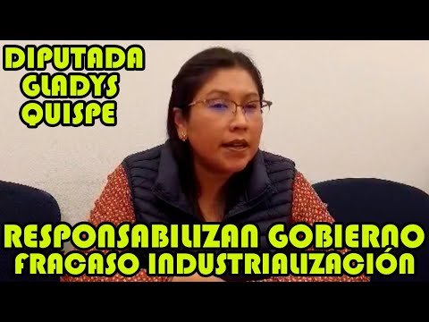 DIPUTADA GLADYS QUISPE DICE LUCHO ARCE PERDIO EL RUMBO DE SU GOBIERNO EN BOLIVIA..