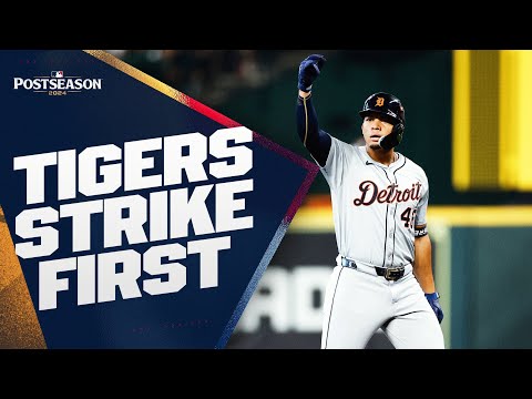 First runs of Postseason! Tigers GO OFF for 3 runs in the 2nd inning of the AL Wild Card Series!