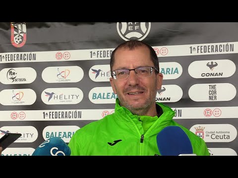 Romero, técnico del Ceuta: “Queremos conseguir el premio, sobre todo por la afición”