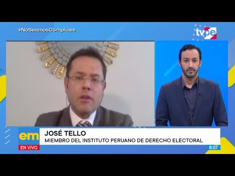 Café con Noticias | José Tello, miembro del Instituto Peruano de Derecho Electoral