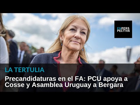 Precandidaturas en el FA: PCU apoya a Cosse y Asamblea Uruguay a Bergara