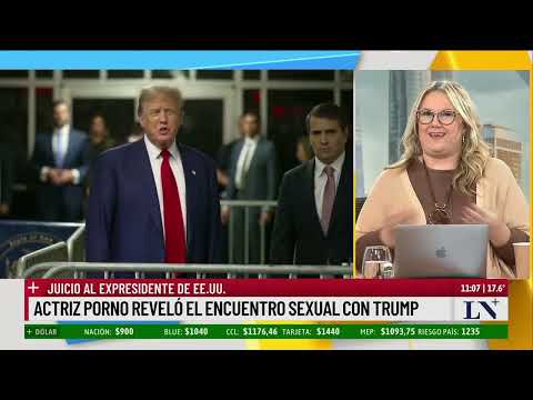 Juicio al expresidente de EE.UU: actriz porno reveló el encuentro sexual con Donald Trump