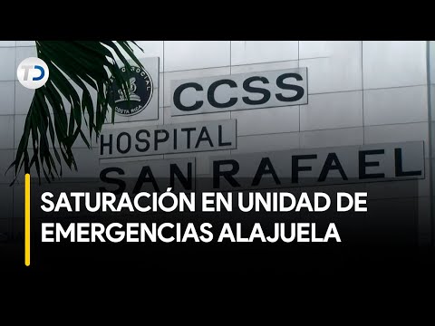 Saturación en unidad de emergencias en Hospital de Alajuela