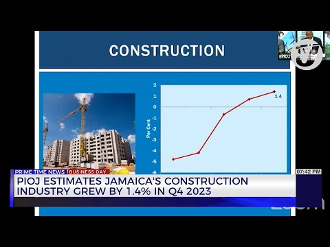 PIOJ Estimates Jamaica's Construction Industry Grew 2% for Jan 2023 - Jan 2024 | TVJ Business Day