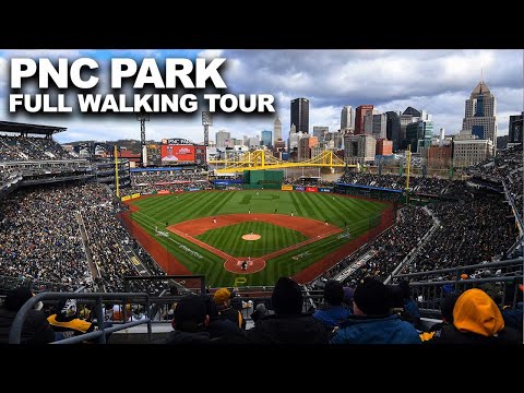 Walking Tour of one of MLBs most scenic ballparks!! FULL Tour of PNC Park in Pittsburgh