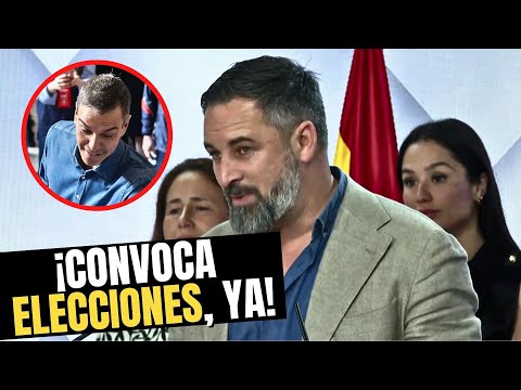 Abascal (Vox) retuerce al ‘autócrata’ Sánchez, asolado por el caso Begoña: “¡Elecciones ya!”