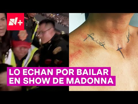 Joven denuncia que policías lo golpearon en concierto de Madonna - N+