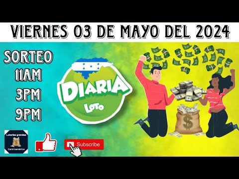 RESULTADOS DIARIA HONDURAS DEL VIERNES 03 DE MAYO DEL 2024