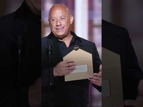 Vin Diesel gives The Rock playful shout-out at Golden Globes 2025 years after feud #shorts