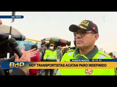 Paro de transporte: usuarios reportan demora de buses y alza de pasajes en Puente Nuevo (4/4)