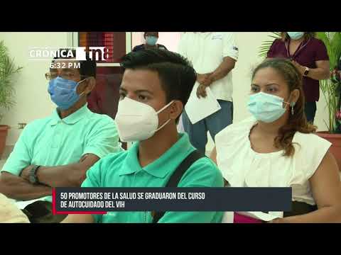 Gradúan a promotores de salud en curso de autocuidado del VIH en Nicaragua