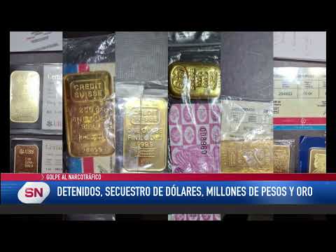 Múltiples allanamientos. Detenidos secuestro de dólares millones de pesos y oro.