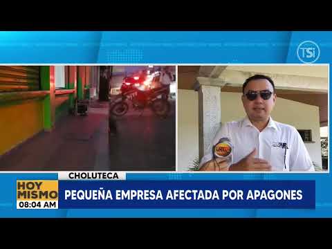Pequeña empresa afectada por apagones en Choluteca