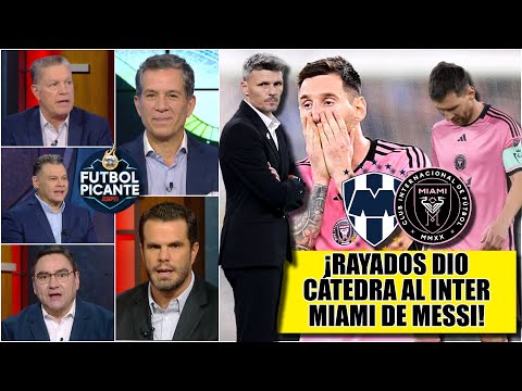 RAYADOS DIO GOLPE DE AUTORIDAD y eliminó de Concachampions al INTER MIAMI de MESSI | Futbol Picante
