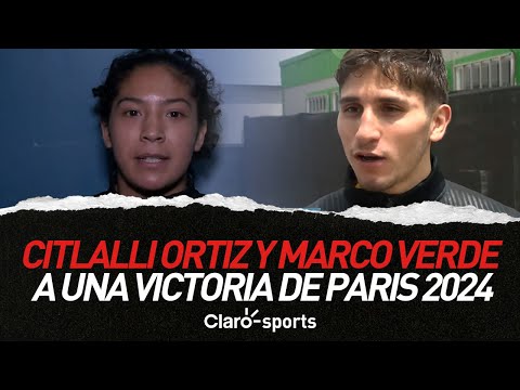 Citlalli Ortiz y Marco Verde están a una victoria de Paris 2024