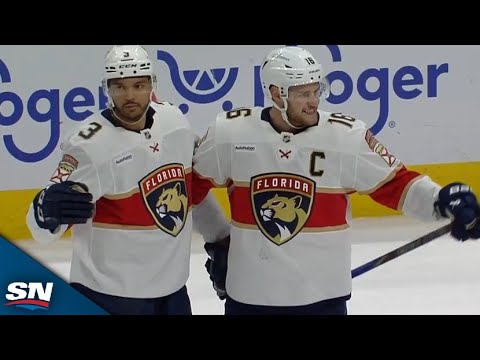 Panthers Aleksander Barkov Picks Top-Shelf Snipe For OT-Winner vs. Blue Jackets