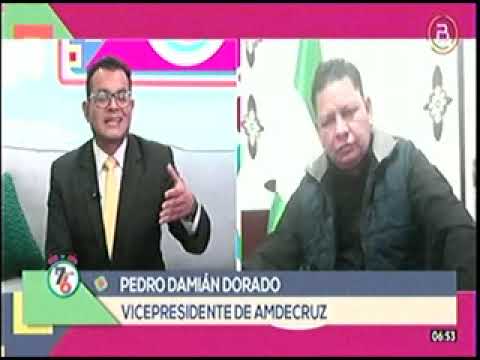 01082022 PEDRO DAMIAN DORADO AMDECRUZ NO ESTÁ DE ACUERDO CON EL PARO CIVICO BOLIVIA TV