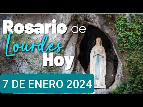 ? ROSARIO DE LOURDES HOY DOMINGO 7 DE ENERO 2024. MISTERIOS GLORIOSOS ?