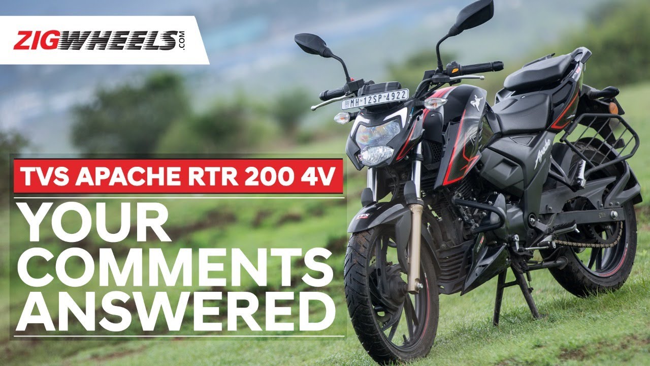????? TVS Apache RTR 200 4V: Your Comments Answered | Mileage, Looks, Engine & More