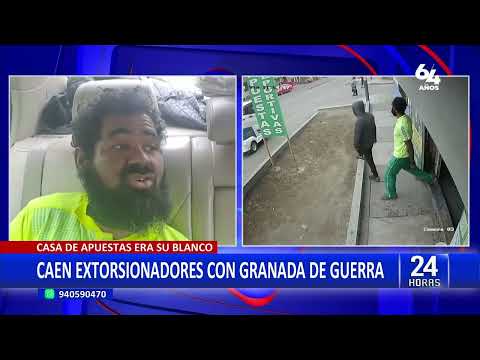 Carabayllo: Capturan a dos sujetos implicados en dejar granada en casa de apuest