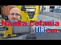 Nauka cofania ''TIR''-em pod ramp