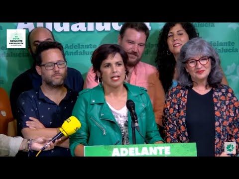 Teresa Rodríguez celebra que Andalucía ha pinchado el globo de Vox