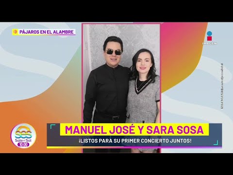 Manuel José y Sara Sosa LISTOS para su primer concierto juntos en Miami | Sale el Sol