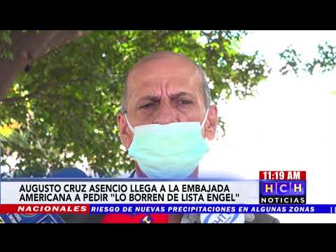 ¡Formal Reclamo! Augusto Cruz Asencio llega a la Embajada de EEUU a “pedir lo borren de Lista Engel”