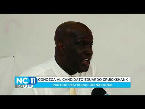 Conozca al candidato Eduardo Cruickshank