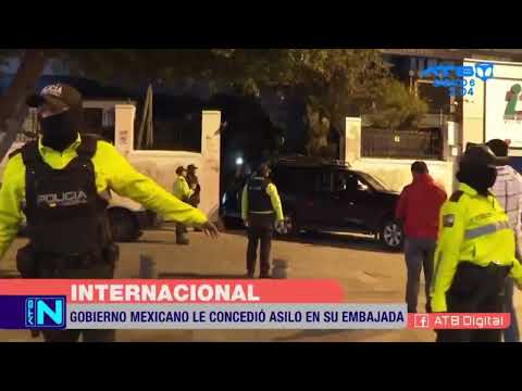 Fuerzas policiales de Ecuador entraron a la embajada mexicana en Quito