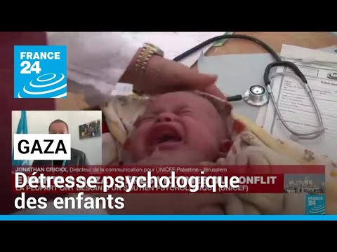 Enfants à Gaza : la plupart ont besoin d'un soutien psychologique, alerte l'Unicef • FRANCE 24