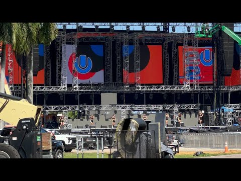 Casi todo listo para el Festival de Música Ultra en el Bayfront Park de Miami