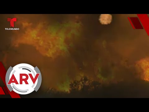Mueren tres personas en los fuegos forestales de California | Al Rojo Vivo | Telemundo