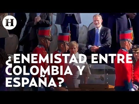 ¿Colombia y España protagonizan nuevo conflicto? Rey Felipe VI no se levanta ante espada de Bolívar