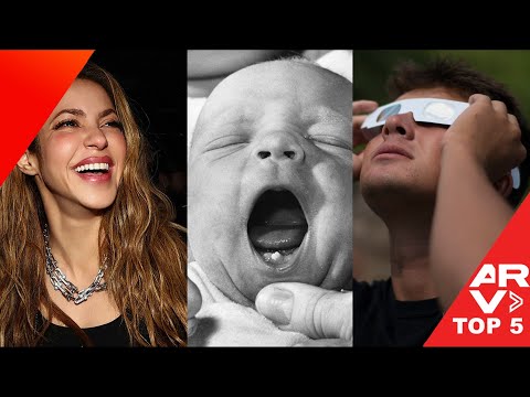 Top 5: Shakira sigue creyendo en el amor, bebé con dientes, alerta sobre cómo ver el eclipse solar