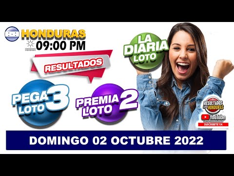 Sorteo 09 PM Loto Honduras, La Diaria, Pega 3, Premia 2, DOMINGO 02 DE OCTUBRE 2022 |