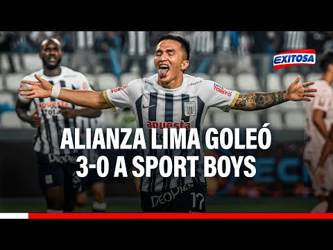 Liga 1: Alianza Lima goleó 3-0 a Sport Boys por la fecha 12 del Torneo Apertura