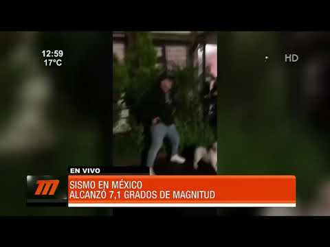 Sismo de magnitud 7,1 sacudió el centro de México
